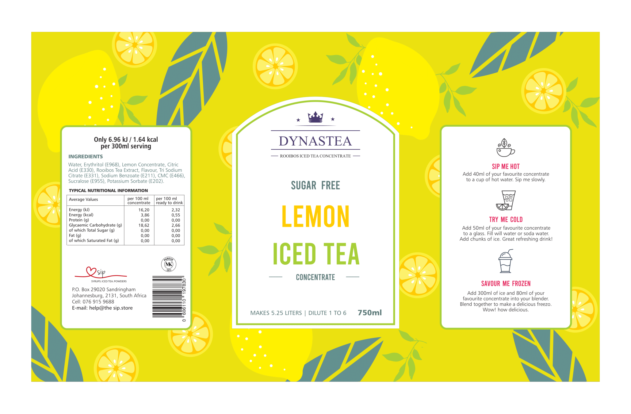 Lemon Iced Tea Concentrate